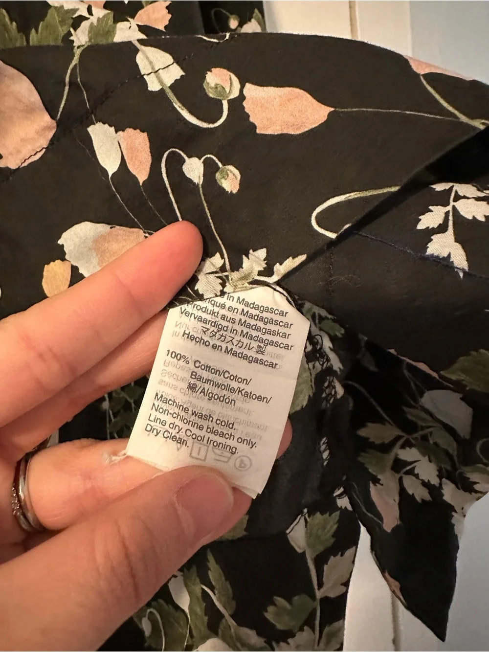 J. Crew Liberty Peasant Top blousevin Liberty Poppy Dream